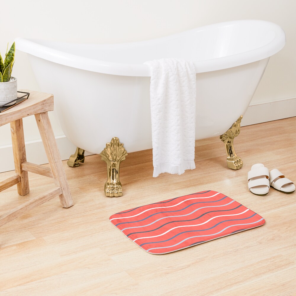 Item preview, Bath Mat designed and sold by ColorfulPatt-n.