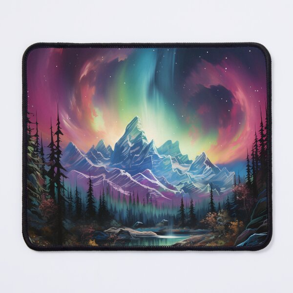 Item preview, Aurora borealis light landscape 2 designed and sold by Art by Lilia.