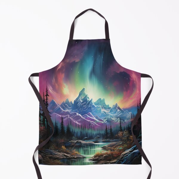 Item preview, Aurora borealis light landscape 2 designed and sold by Art by Lilia.