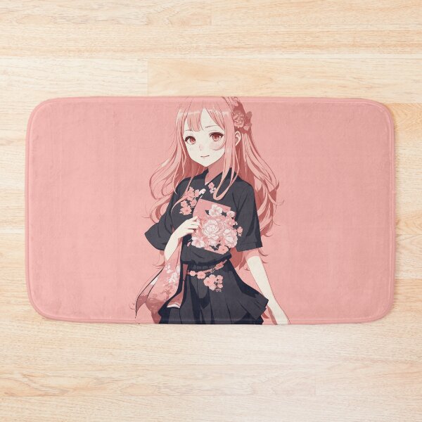 Item preview, Chika Fujiwara with flowers designed and sold by InkInspiratons.
