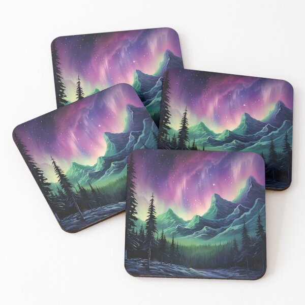Item preview, Aurora borealis light landscape 3 designed and sold by Art by Lilia.