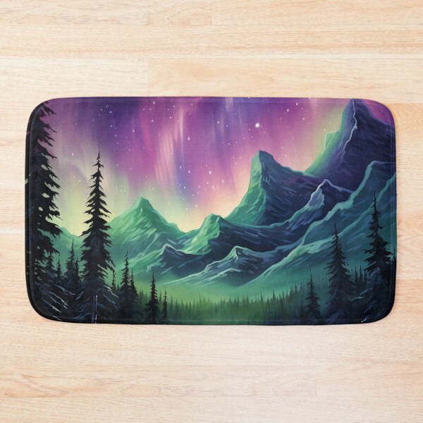 Item preview, Aurora borealis light landscape 3 designed and sold by Art by Lilia.