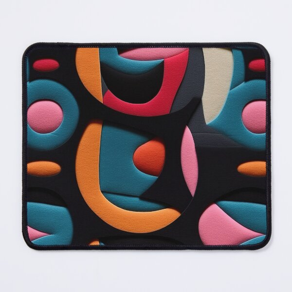 Item preview, Retro design that is reminiscent of pop art motifs made of fabric, wool and felt designed and sold by Pflugart.