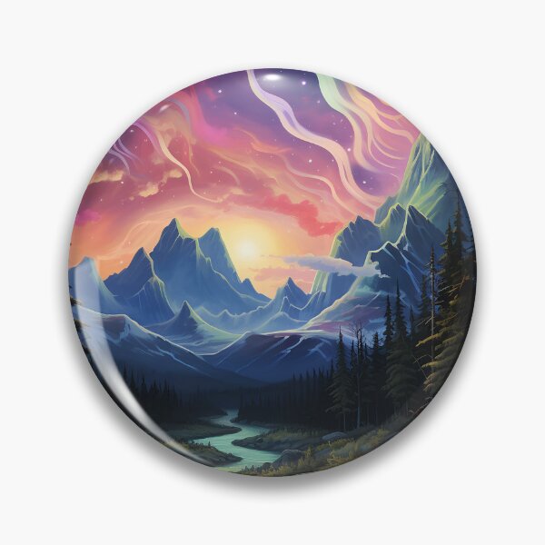 Item preview, Aurora borealis light landscape 4 designed and sold by Art by Lilia.