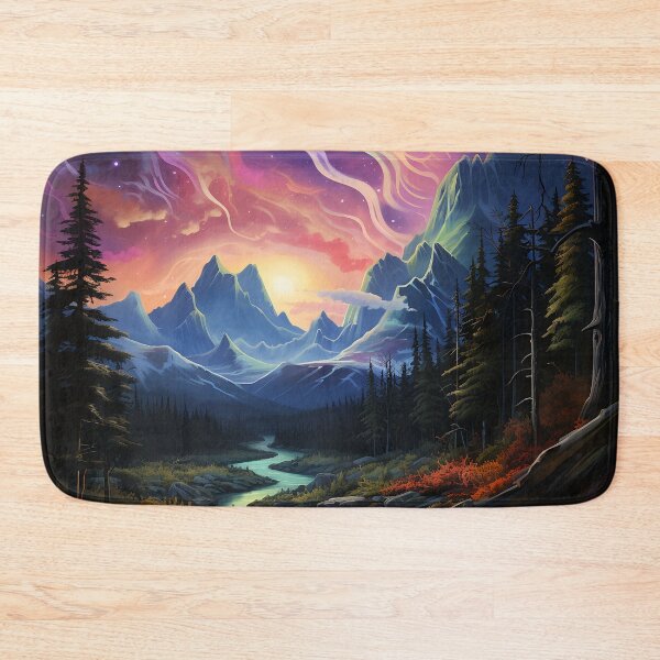 Item preview, Aurora borealis light landscape 4 designed and sold by Art by Lilia.