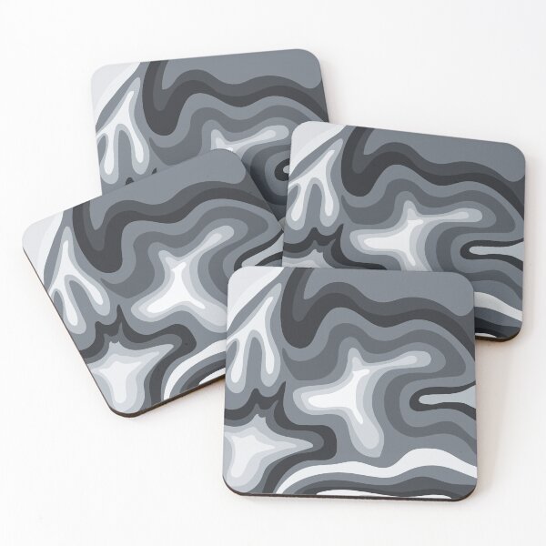 Item preview, Groovy colorful Retro Abstract Liquid art Black and white designed and sold by Vrajjoshistudio.