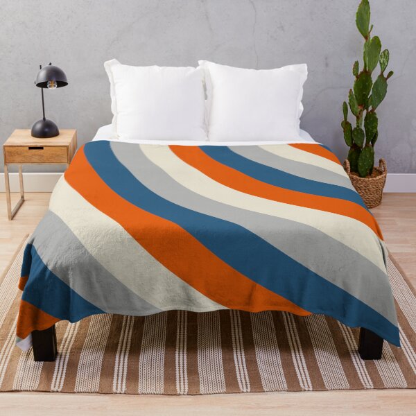 Item preview, Navy Grey Curve Stripes Pattern designed and sold by TheArtism.