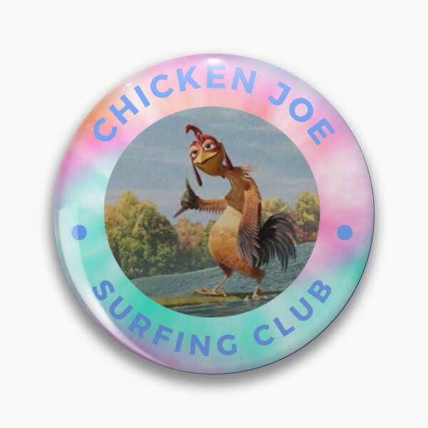 Item preview, psychedelic chicken joe surfing designed and sold by soulsurferart.