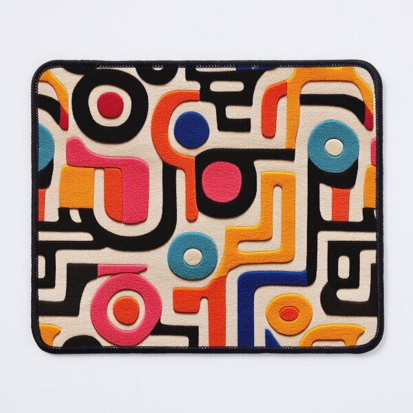 Item preview, Retro design that is reminiscent of pop art motifs made of fabric, wool and felt designed and sold by Pflugart.