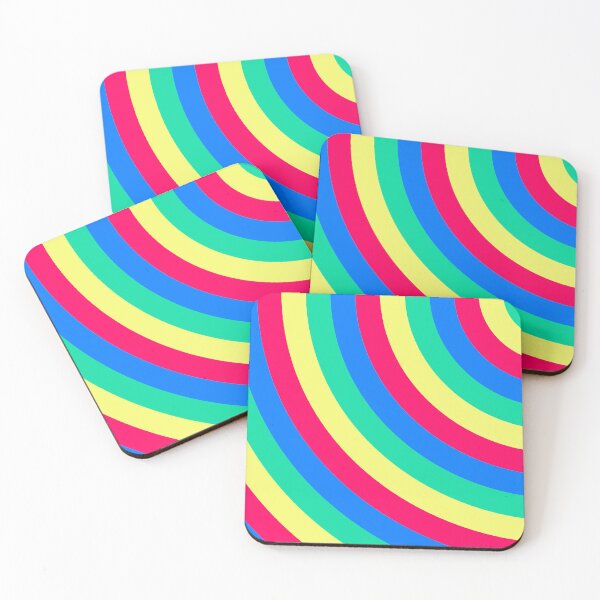 Item preview, Neon Curve Stripes Pattern designed and sold by TheArtism.