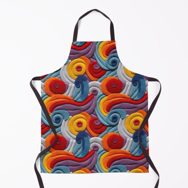 Item preview, Retro design that is reminiscent of pop art motifs made of fabric, wool and felt designed and sold by Pflugart.