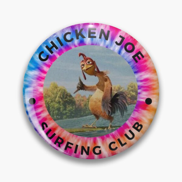 Item preview, tie dye chicken joe surfing designed and sold by soulsurferart.