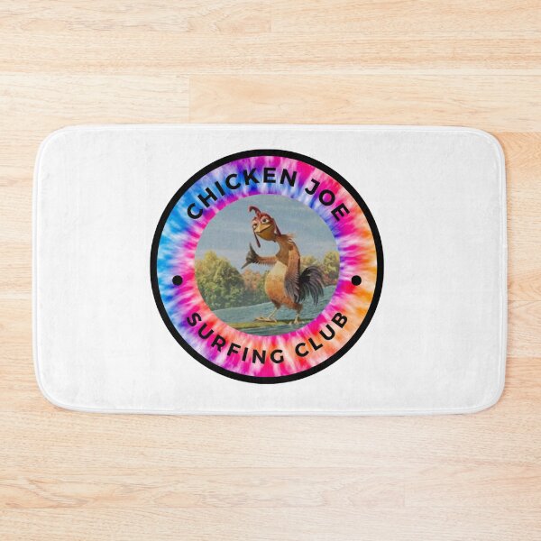 Item preview, tie dye chicken joe surfing designed and sold by soulsurferart.