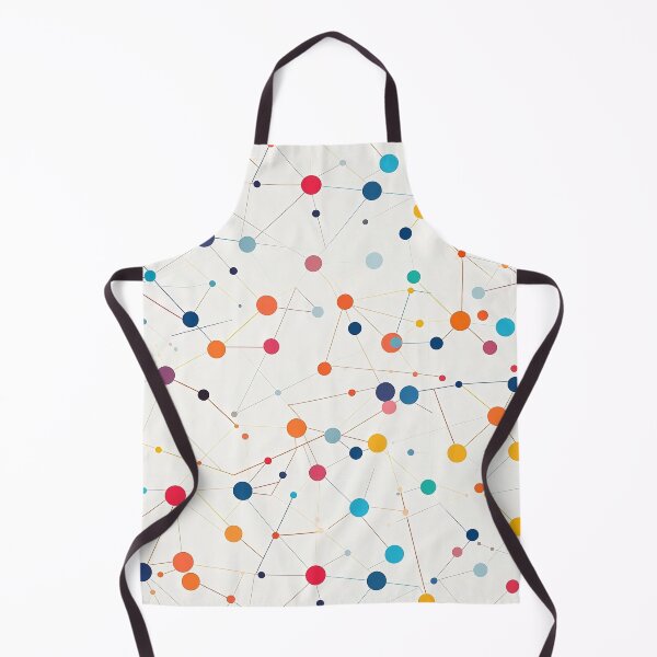 Item preview, A colorful dots and lines design, simplified colors, white background designed and sold by exitbird.