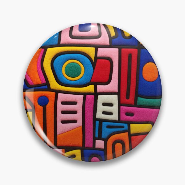 Item preview, Retro design that is reminiscent of pop art motifs made of fabric, wool and felt designed and sold by Pflugart.