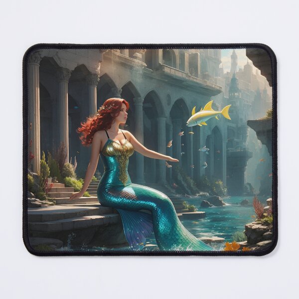 Item preview, Melody of the Depths in the Heart of the Ancient City designed and sold by ArtVibeInk.