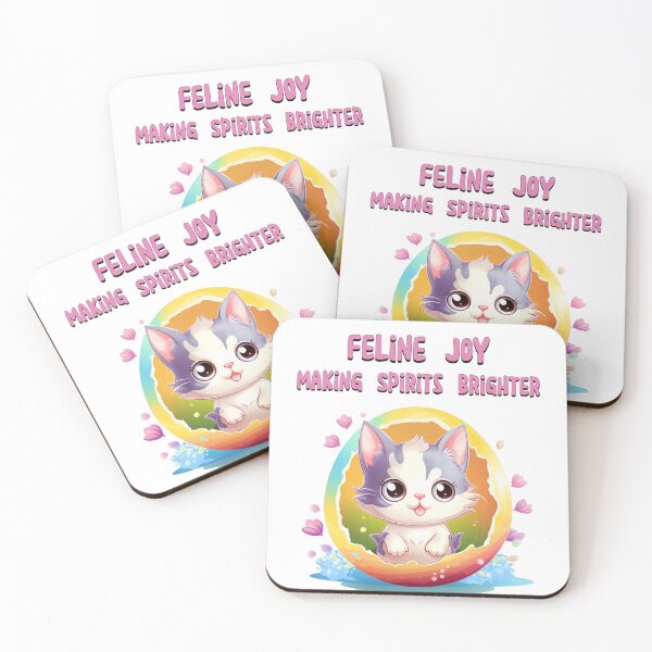 Item preview, Feline Joy Making Spirits Brighter designed and sold by BeyourJC.