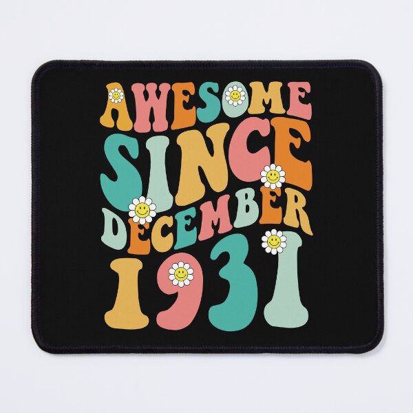 Item preview, Awesome Since December 1931 | Made In 1931 | Retro Groovy Birthday designed and sold by Christina-grich.