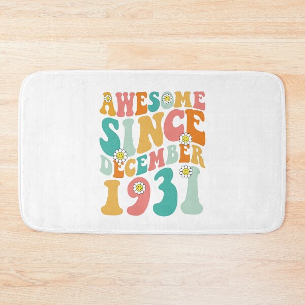 Item preview, Awesome Since December 1931 | Made In 1931 | Retro Groovy Birthday designed and sold by Christina-grich.