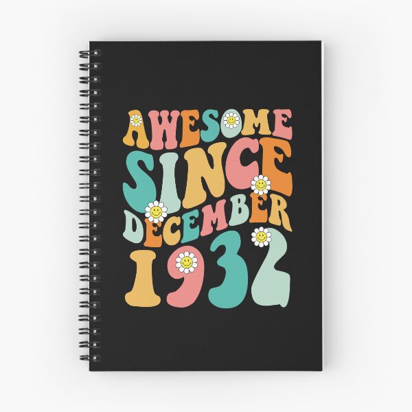 Item preview, Awesome Since December 1932 | Made In 1932 | Retro Groovy Birthday designed and sold by Christina-grich.