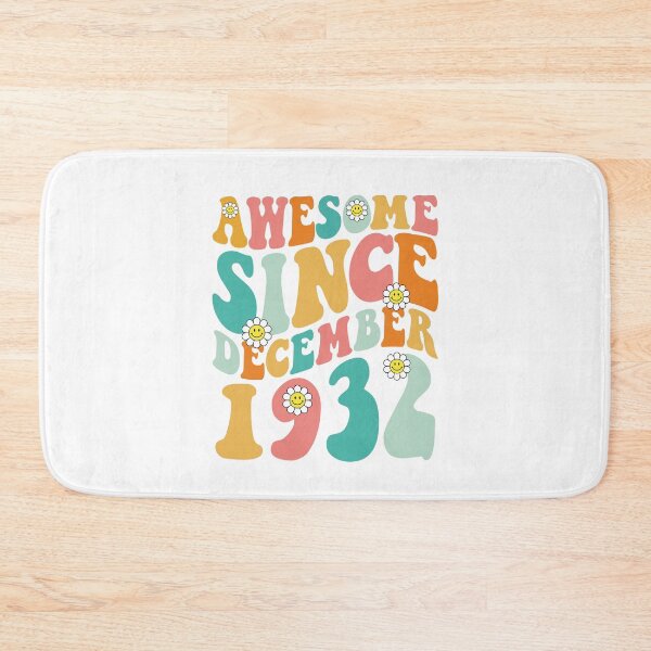 Item preview, Awesome Since December 1932 | Made In 1932 | Retro Groovy Birthday designed and sold by Christina-grich.
