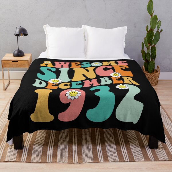 Item preview, Awesome Since December 1932 | Made In 1932 | Retro Groovy Birthday designed and sold by Christina-grich.