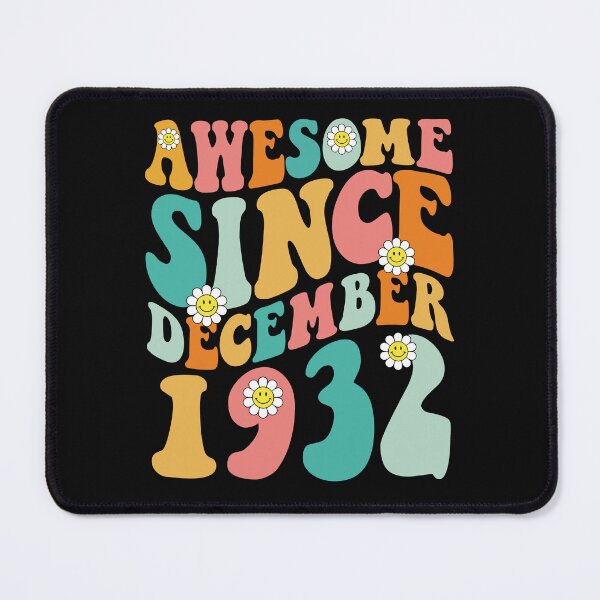 Item preview, Awesome Since December 1932 | Made In 1932 | Retro Groovy Birthday designed and sold by Christina-grich.