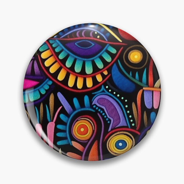 Item preview, Retro design that is reminiscent of pop art motifs made of fabric, wool and felt designed and sold by Pflugart.