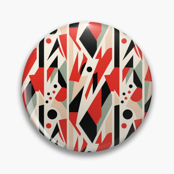 Item preview, Abstract Harmony Red, Black, and White Geometry designed and sold by 89BLACK.