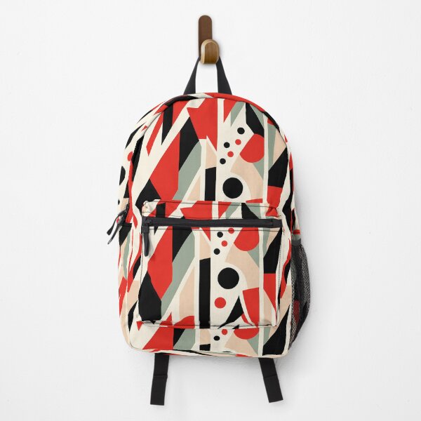 Item preview, Abstract Harmony Red, Black, and White Geometry designed and sold by 89BLACK.