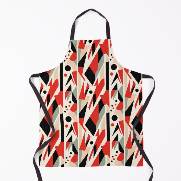 Item preview, Abstract Harmony Red, Black, and White Geometry designed and sold by 89BLACK.