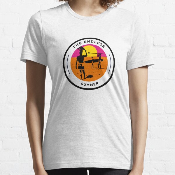 Los angeles endless summer, t shirt design silhouette