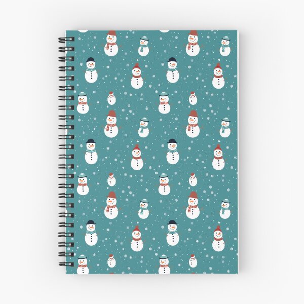 Item preview, Teal and White Cute Snowman, Composite Overlay Pattern #4 designed and sold by ARTficiallyAnon.