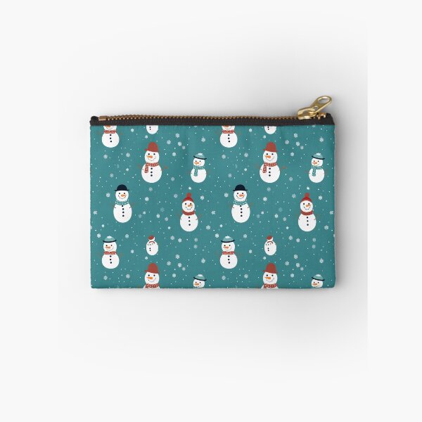 Item preview, Teal and White Cute Snowman, Composite Overlay Pattern #4 designed and sold by ARTficiallyAnon.