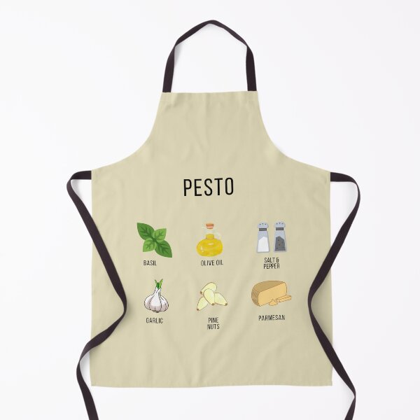 Item preview, Culinary Canvases Pesto Ingredients Beige designed and sold by Coastal Garden Design Studio.