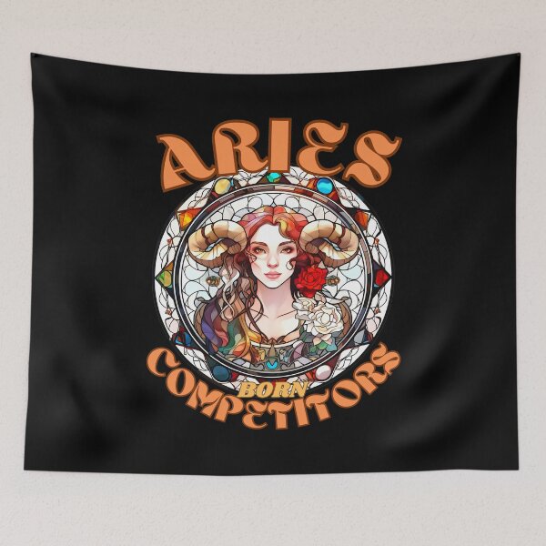 Item preview, Aries: Born Competitors. aries funny designed and sold by ZodiacWonders.