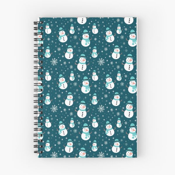Item preview, Teal and White Cute Snowman, Composite Overlay Pattern #6 designed and sold by ARTficiallyAnon.