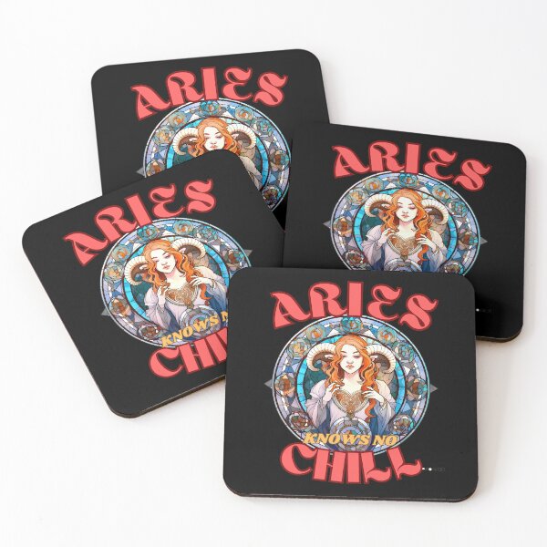 Item preview, Aries Knows No Chill. aries astrological sign designed and sold by ZodiacWonders.