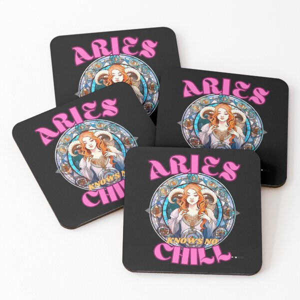 Item preview, Aries Knows No Chill. aries quote designed and sold by ZodiacWonders.