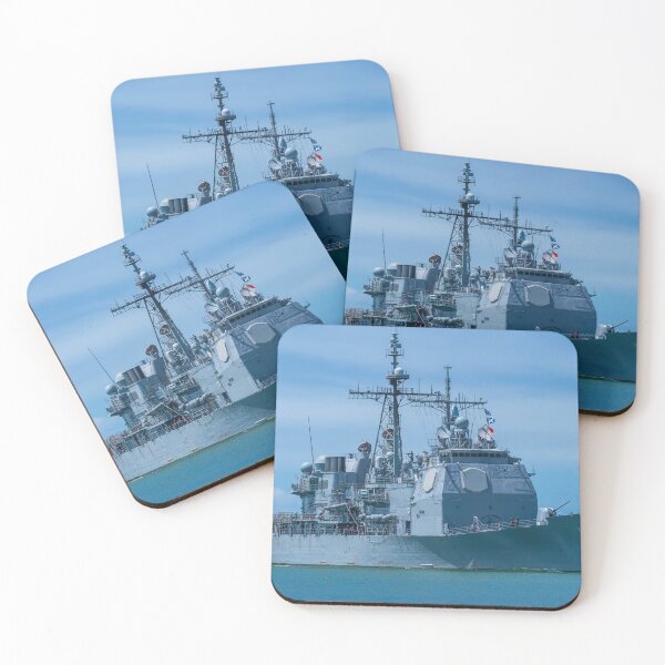 Item preview, STK109781M-Guided-missile cruiser USS Mobile Bay. designed and sold by StocktrekImages.