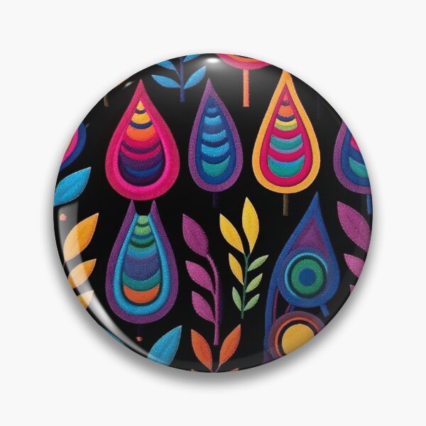 Item preview, Retro design that is reminiscent of pop art motifs made of fabric, wool and felt designed and sold by Pflugart.