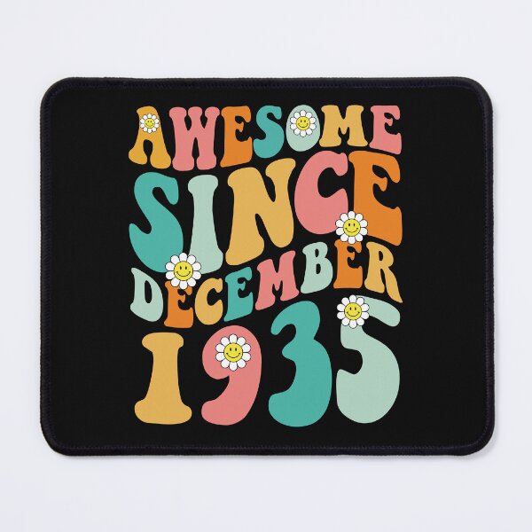 Item preview, Awesome Since December 1935 | Made In 1935 | Retro Groovy Birthday designed and sold by Christina-grich.