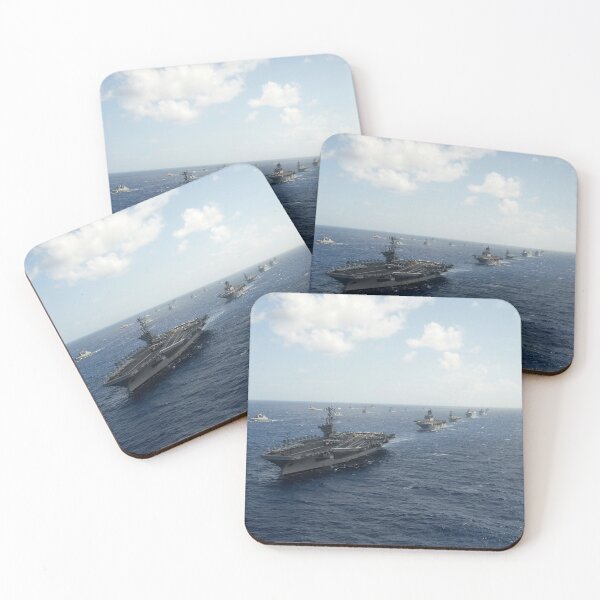 Item preview, STK109779M-Forty ships and submarines steam in close formation during RIMPAC. designed and sold by StocktrekImages.