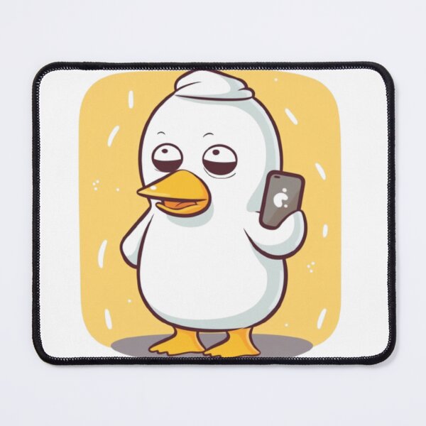 Item preview, Duck talking on the phone (white background only) designed and sold by Nopphadon44.