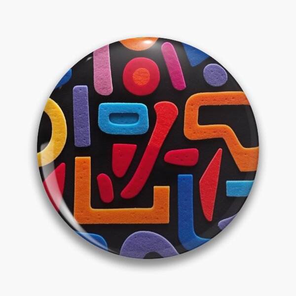 Item preview, Retro design that is reminiscent of pop art motifs made of fabric, wool and felt designed and sold by Pflugart.