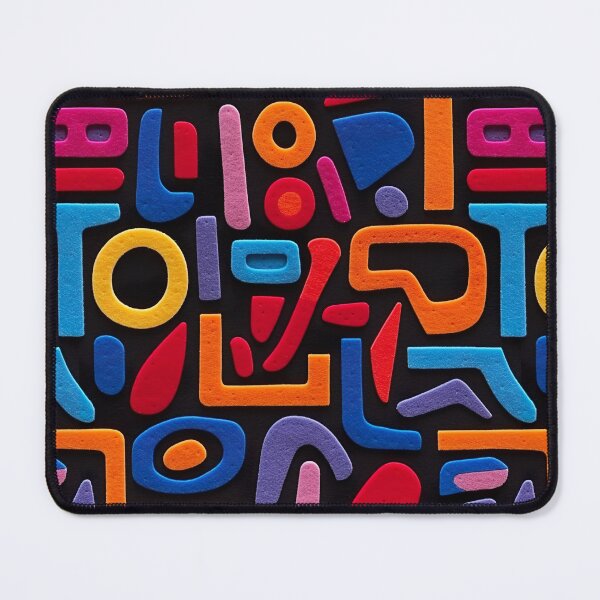 Item preview, Retro design that is reminiscent of pop art motifs made of fabric, wool and felt designed and sold by Pflugart.