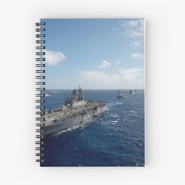 Item preview, STK109778M-USS America leads a fleet of Navy ships during Rim of the Pacific 2016. designed and sold by StocktrekImages.