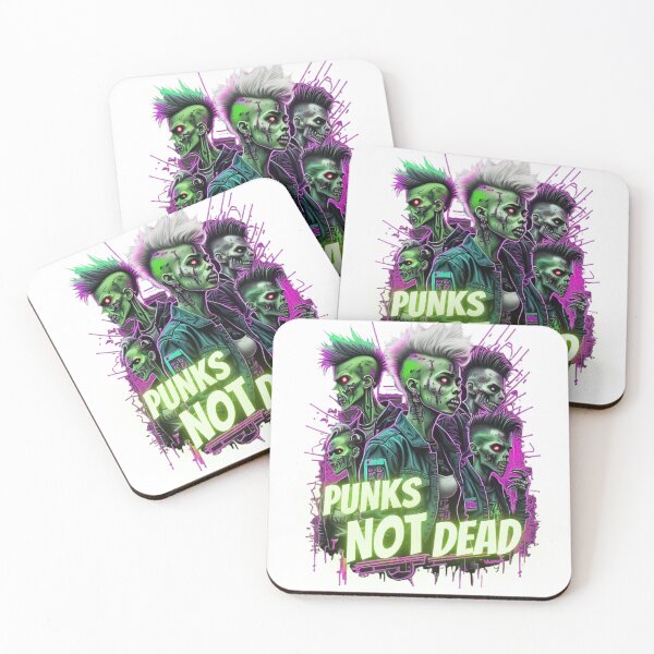 Item preview, Retro Punks Not Dead Zombies  designed and sold by risingphoenix6.