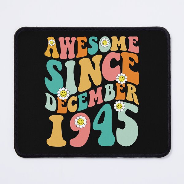 Item preview, Awesome Since December 1945 | Made In 1945 | Retro Groovy Birthday designed and sold by Christina-grich.