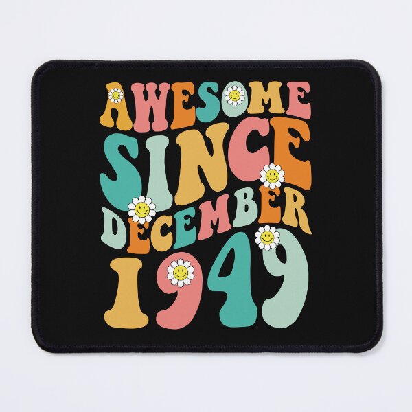 Item preview, Awesome Since December 1949 | Made In 1949 | Retro Groovy Birthday designed and sold by Christina-grich.
